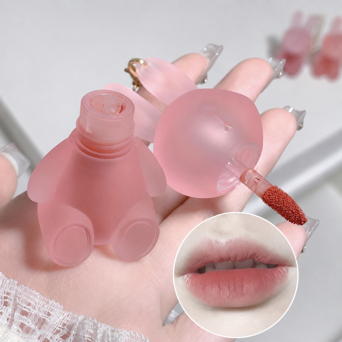 Gege Bear Rosy Nude Bunny Lip Mud