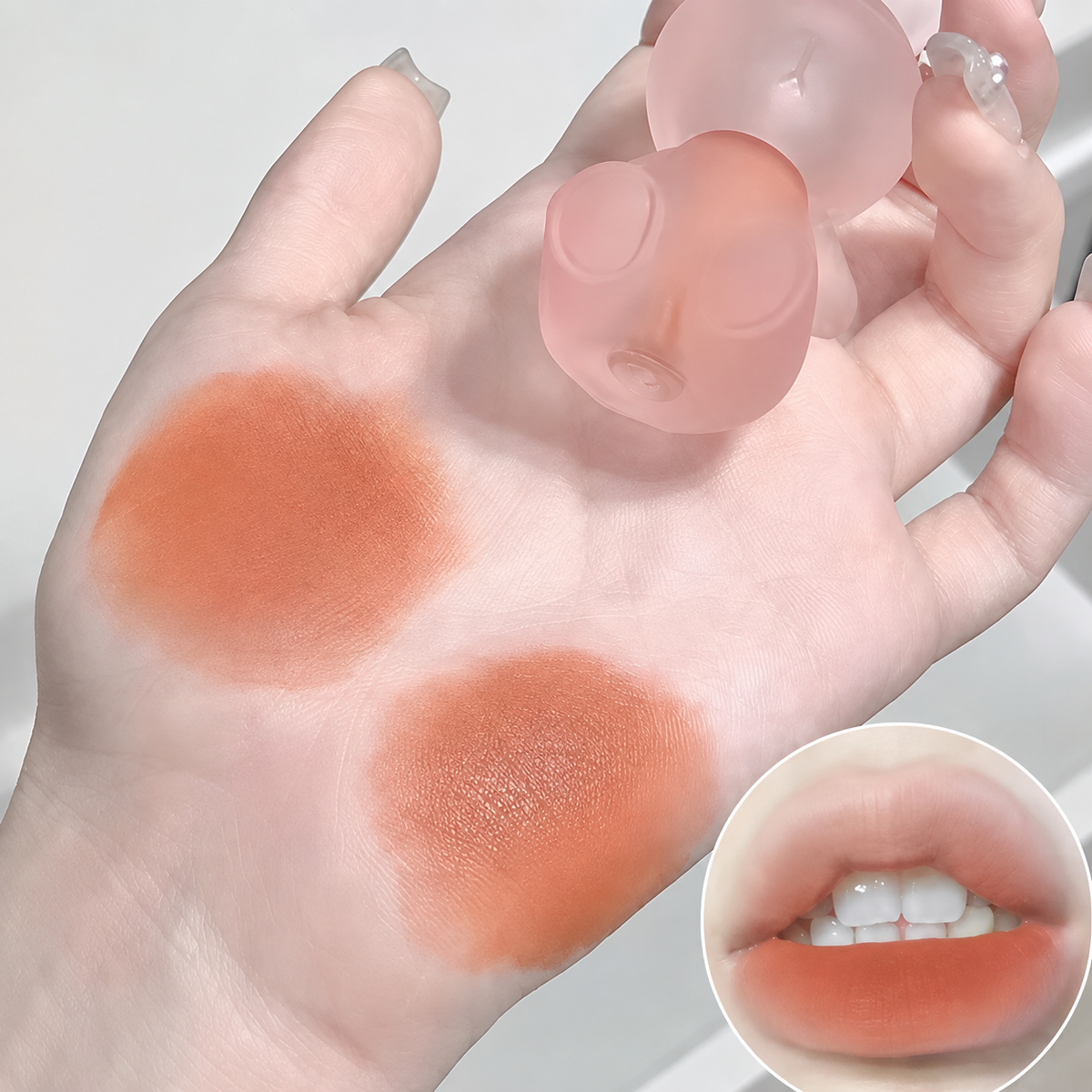 Gege Bear Bunny Lip Mud – Peachy Kiss